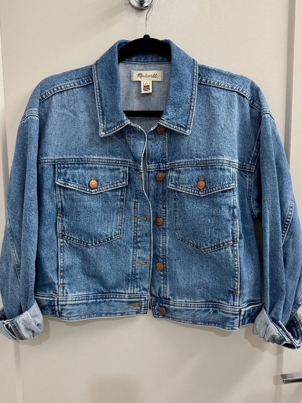 Madewell Women's Size Small Blue Denim Jean Jacket